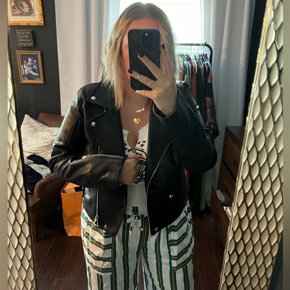 BLANK NYC moto jacket